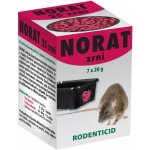 Rodenticid NORAT 25 zrno 7x20g – Hledejceny.cz
