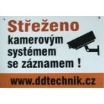 CEDULKA 1 Výstražná cedule Kamerový systém střeženo – Hledejceny.cz