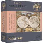 TREFL Wood Craft Origin Antická mapa světa 1000 dílků – Zbozi.Blesk.cz