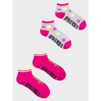 Yoclub Trampolínové ponožky 2 pack SKS 0021G AA0A 002 Vícebarevné
