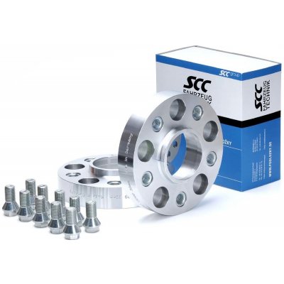 Rozšiřovací podložky SCC 20mm 5/112 - 66,6 mm 13250B závit s ocelovou vložkou | Zboží Auto