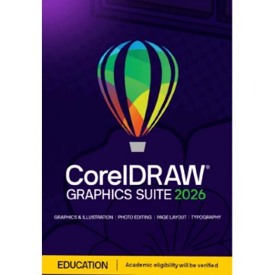 CorelDRAW Graphics Suite 2026 EDU - pro školy a studenty – Zboží Živě