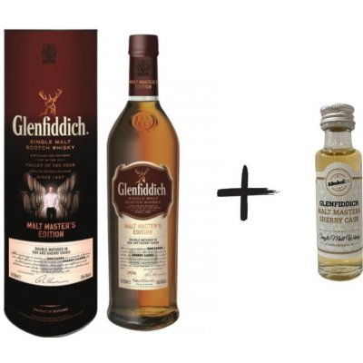 Glenfiddich Malt Master's Edition 43% 0,7 l a miniatura (holá láhev) – Hledejceny.cz
