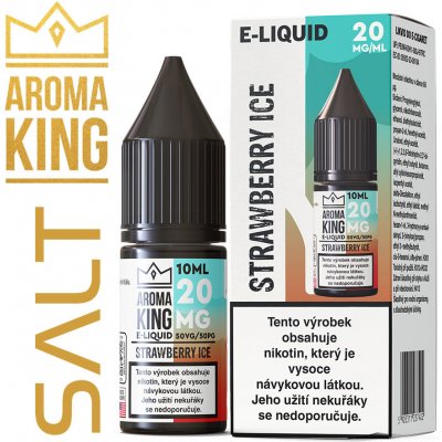 Aroma King Salt Strawberry Ice 10 ml 20 mg