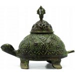 Stojánek na vonné tyčinky Ancient Wisdom kovový 10 x 13 cm – Sleviste.cz