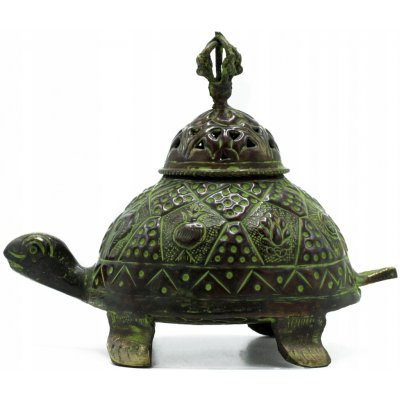 Stojánek na vonné tyčinky Ancient Wisdom kovový 10 x 13 cm – Sleviste.cz