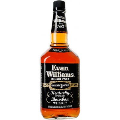 Evan Williams Black 43% 1 l (holá láhev)