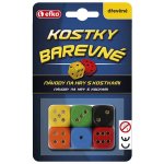 EFKO Hrací kostky barevné 6ks – Zboží Dáma