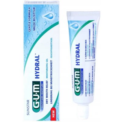 G.U.M Hydral hydratační gel na zuby jazyk a dásně Dry Mouth Relief Moisturizing Gel 50 ml – Zboží Mobilmania