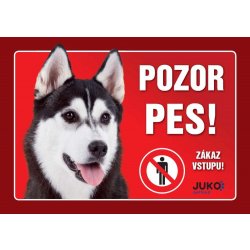 Juko Cedulka plast HUSKY/MALAMUT