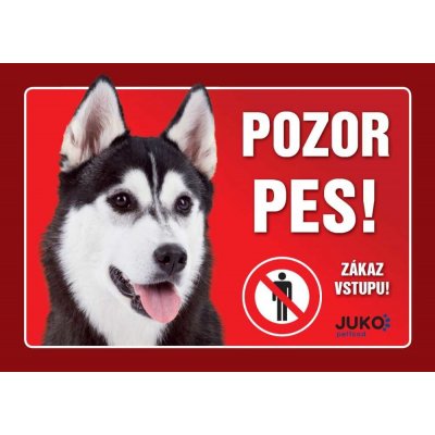 Juko Cedulka plast HUSKY/MALAMUT – Sleviste.cz