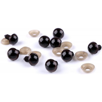 Bezpečnostní oči ⌀14 mm černá - prodej po 4 ks – Zboží Mobilmania