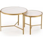 Halmar Fatima bílošedý mramor 2 ks – Zboží Dáma