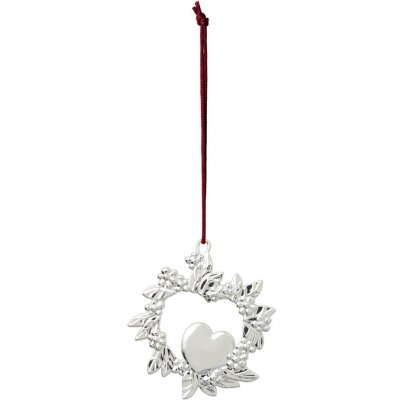 Rosendahl Vánoční ozdoba Wild Heart Silver 8 cm – Zboží Mobilmania