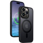 Hybrid Frost MAG Cover iPhone 15 Pro MagSafe černé Case – Zboží Mobilmania