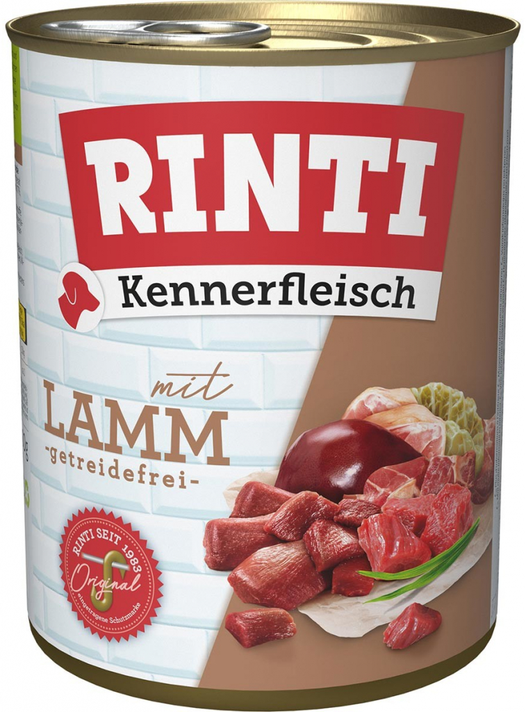 Rinti Kennerfleisch jehněčí 24 x 800 g