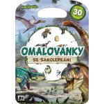 Omalovánky se samolepkami Dinosauři – Zboží Mobilmania