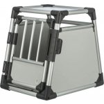 Trixie Transportní klec hliníkový rám pevné panely 48 x 57 x 64 cm – Sleviste.cz