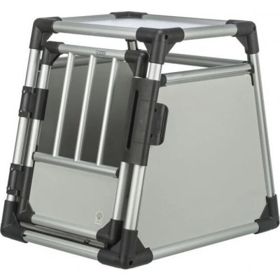Trixie Transportní klec hliníkový rám pevné panely 48 x 57 x 64 cm – Sleviste.cz