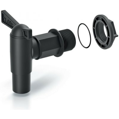 Waterform kohoutek k sudu na dešťovou vodu CANTAP 2, černý – Sleviste.cz