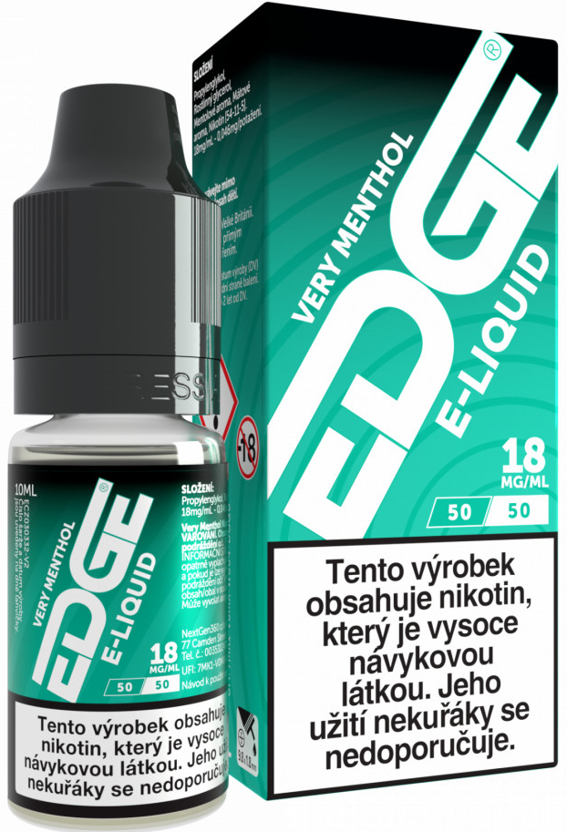 EDGE Very Menthol 10 ml 18 mg od 59 Kč - Heureka.cz