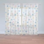 Záclony Barevné puntíky na bílé: 2 ks - 150x250 cm - Sablio – Hledejceny.cz