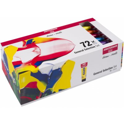 Sada akrylových barev Amsterdam Standard Series 72 x 20 ml – Hledejceny.cz