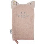 Eko EKO žínka bavlněná s oušky Cat Rose pink 20x15 cm – Zboží Dáma