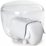 QUALY DESIGN Dóza se zásuvkou SheepShape Container 10227, bílá/průhledná – Hledejceny.cz