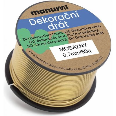 Hobby dráty Mosazný drát 0,7/50g – Zboží Dáma