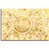 Obraz Malvis Obraz mandala zlaté slunce 90x60 cm