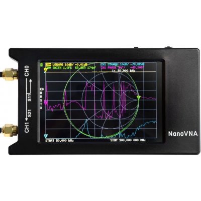 NanoLab NanoVNA-H4: 10kHz-1500MHz přenosný vektorový síťový analyzátor - sada 6ks – Zbozi.Blesk.cz