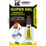 Debbex Sekundové gelové lepidlo SUPER GEL 3 g – Hledejceny.cz