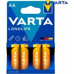 Varta Longlife AA 4 ks 4106101414 – Hledejceny.cz