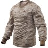 Army a lovecké tričko a košile Tričko Rothco s dlouhým rukávem digital desert Marpat