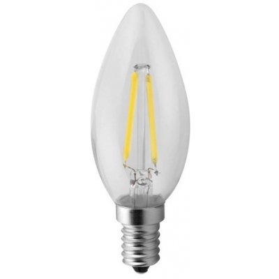 Sapho LED žárovka Filament 2W, E14, 230V, denní bílá, 160Lm od 32 Kč -  Heureka.cz