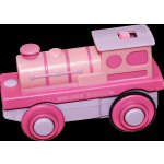 Bigjigs Růžová mašinka – Sleviste.cz