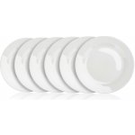 BANQUET talíř mělký 24 cm BASIC porcelánový BÍ 6 ks – Sleviste.cz