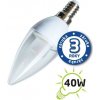 Tipa žárovka LED C37 E14 5W bílá teplá čirá