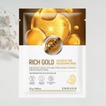 ENOUGH Rich Gold Intensive Pro Nourishing Mask Intenzivní vyživující plátýnková maska 25 g – Zboží Dáma