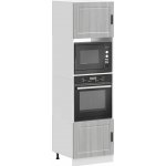 vidaXL Skříňky na troubu 2 ks Porto šedý sonoma kompozitní dřevo 11461.3315057 – Hledejceny.cz