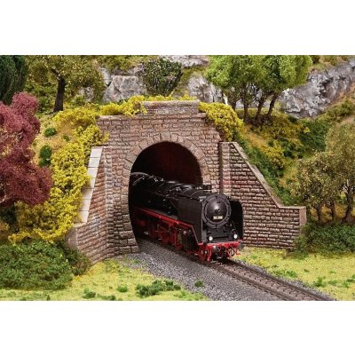 Faller H0 železniční tunelový portál kamenný jedno nebo dvoukolejný 120559 – Zbozi.Blesk.cz