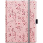 Prokop Vivella B6 Týdenní 2026 pastelově růžová Kvítí – Zboží Dáma