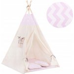 SPRINGOS Teepee Růžový Zigzag – Zboží Dáma