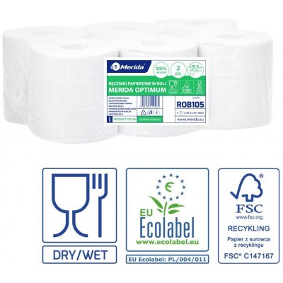 Merida Optimum Maxi 2 vrstvé bílé 150 m 6 ks – Hledejceny.cz