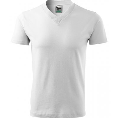 Malfini Heavy V-neck 111 bílá