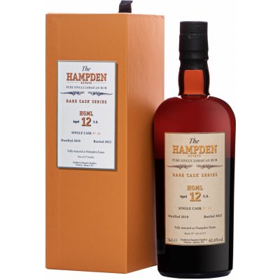 Hampden Estate HGML 12y Rare Cask Series #24 63,6% 0,7 l (kazeta) – Zboží Mobilmania