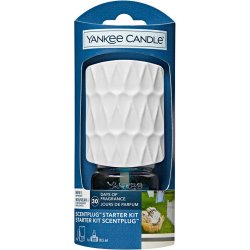Yankee Candle Elektrický difuzér do zásuvky Organic Kit Clean Cotton 18,5  ml aroma difuzér - Nejlepší Ceny.cz