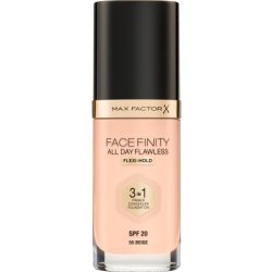 Max Factor All Day Flawless 3 in 1 Facefinity Foundation Make-Up SPF20  Beige 55 30 ml - Heureka.cz