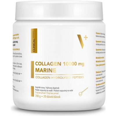 Clinical Collagen 10 000 mg marine collagen hydrolysed peptides 200 g – Hledejceny.cz